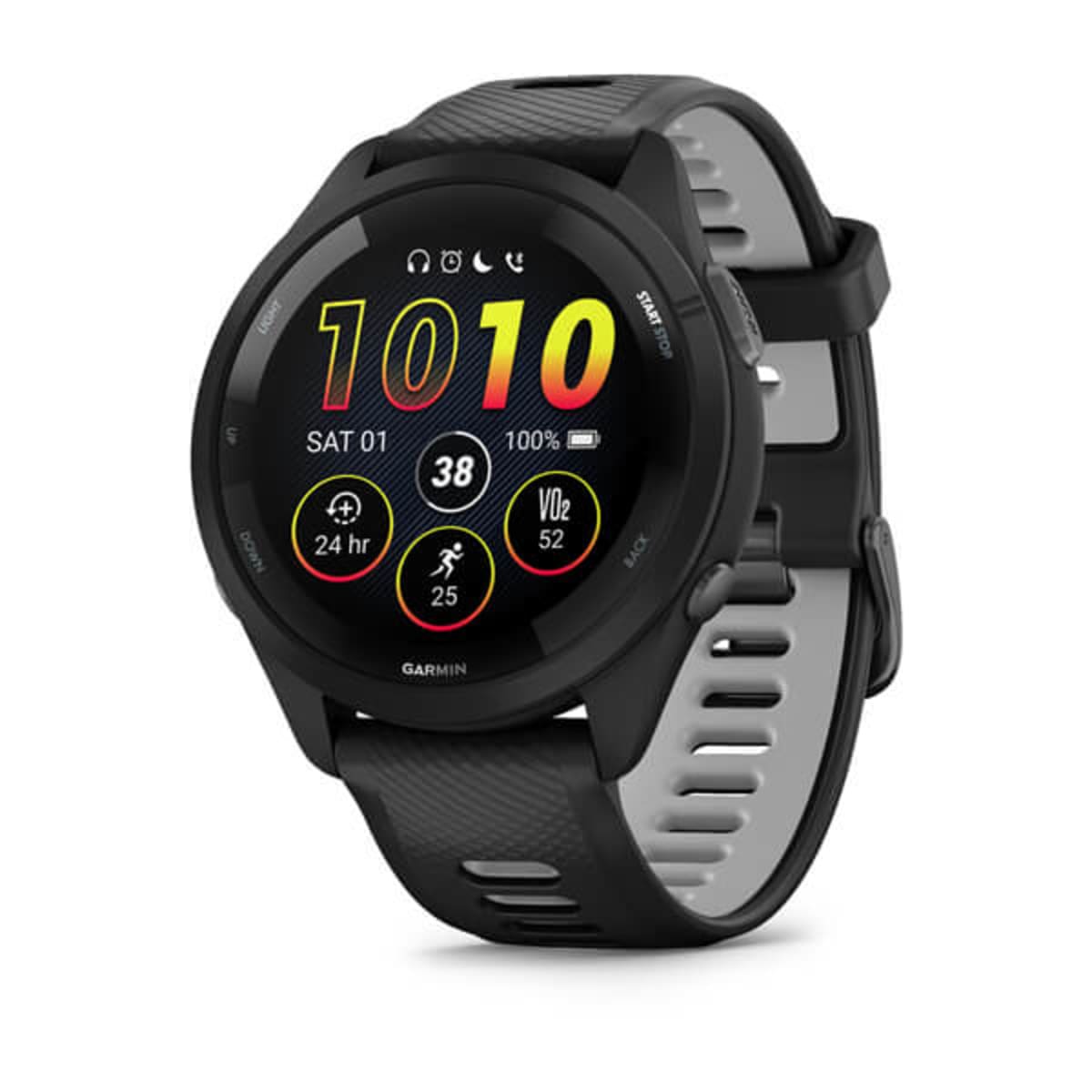 Часы Garmin Forerunner 265 Amoled Black/Powder Gray