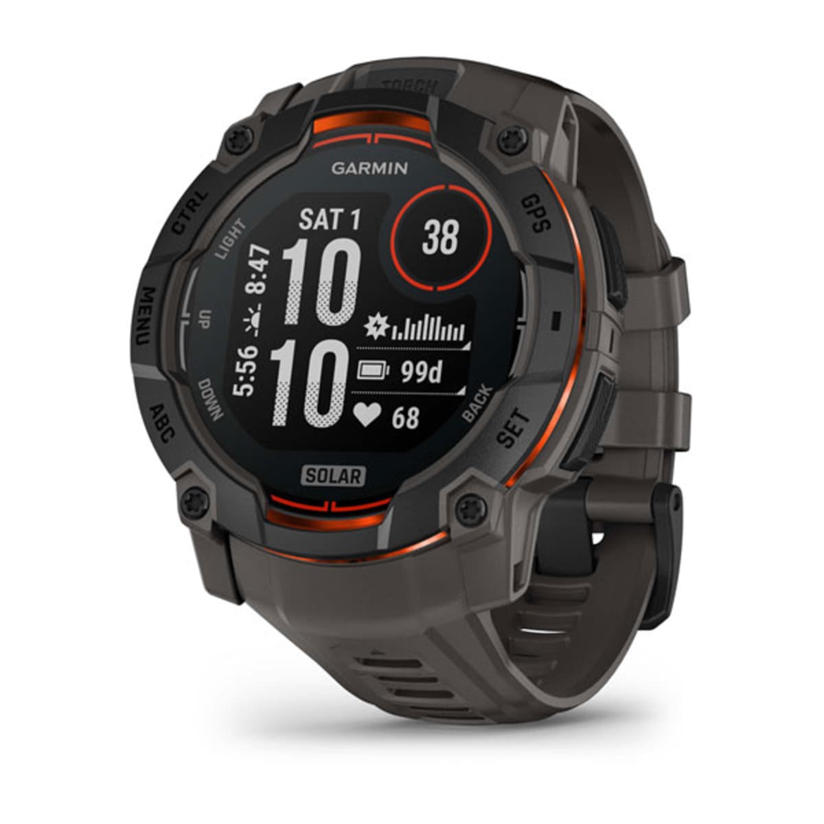 Часы Garmin Instinct 3 - 50 mm Solar Black / Charcoal