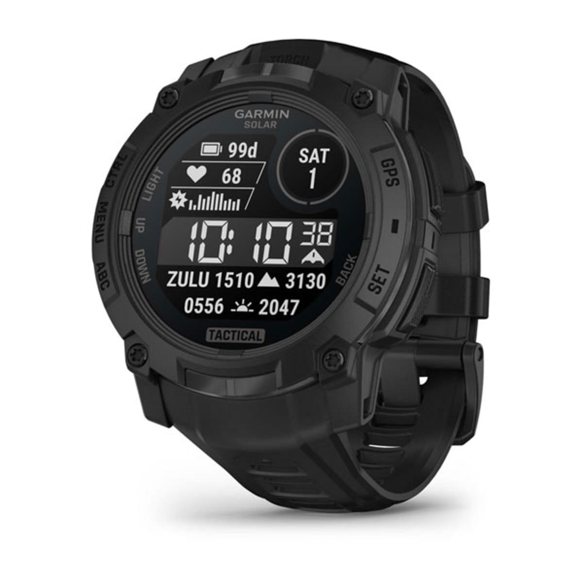 Часы Garmin Instinct 3 - 50 mm Solar, Tactical Edition Black