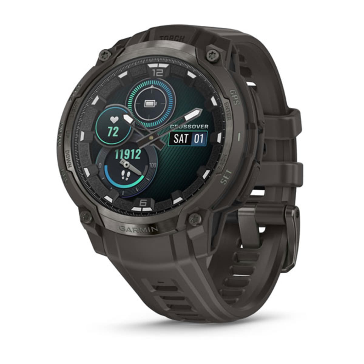 Часы Garmin Instinct Crossover Amoled Charcoal
