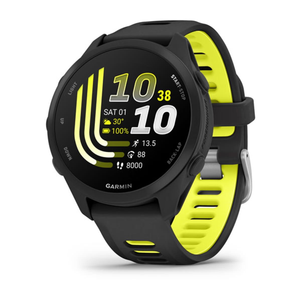Часы Garmin Forerunner 170 Black/Amp Yellow Band
