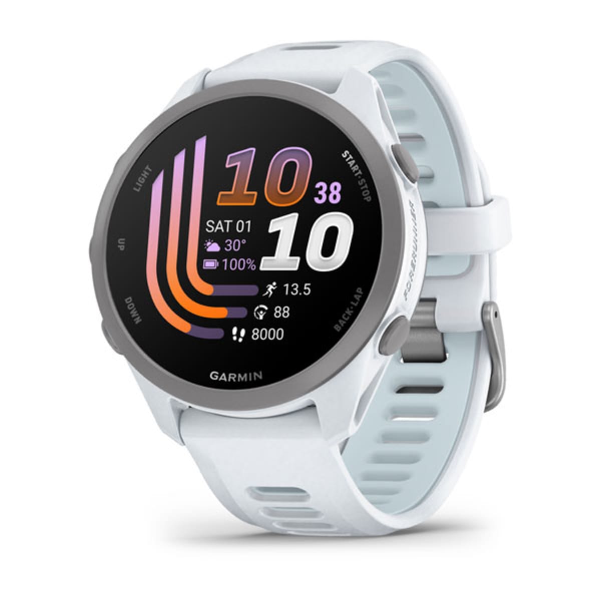 Часы Garmin Forerunner 170 Music Whitestone/Cloud Blue Band
