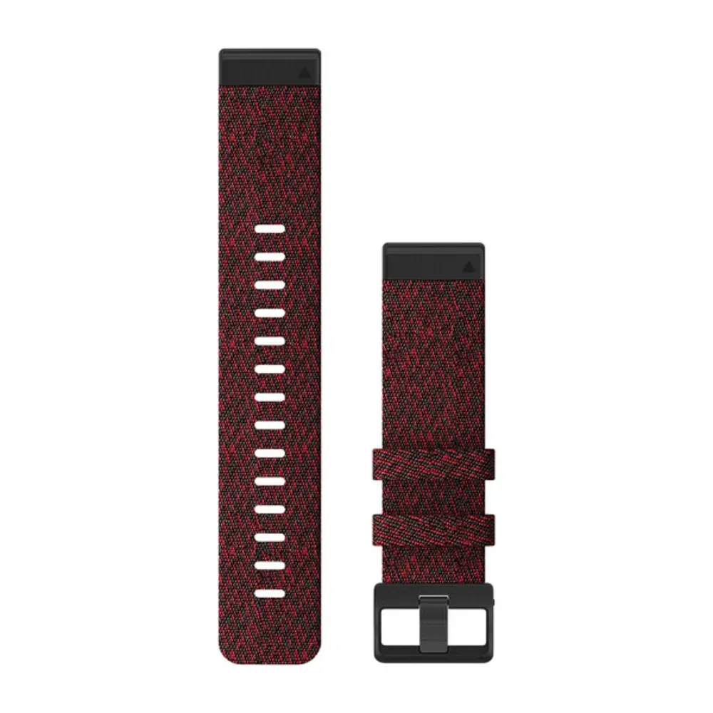 Ремешок Garmin Quickfit 22 Watch Band Heathered Red Nylon