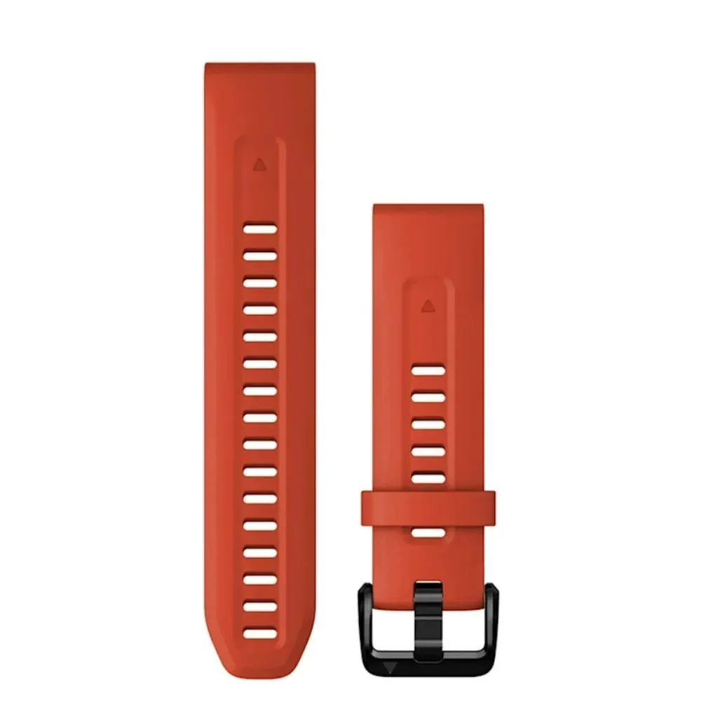 Ремешок Garmin Quickfit 20 Watch Band Flame Red Silicone