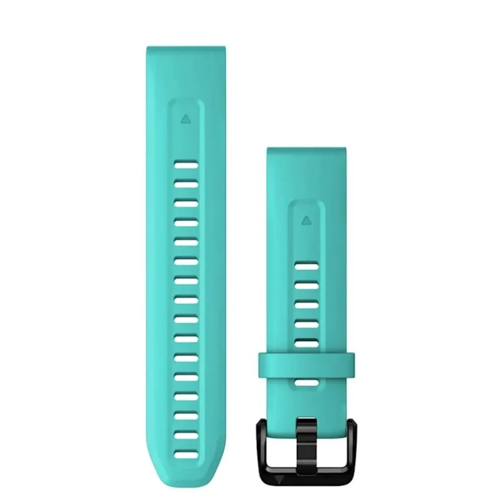 Ремешок Garmin Quickfit 20 Watch Band Aqua Silicone