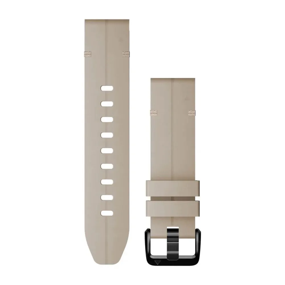 Ремешок Garmin Quickfit 20 Watch Band Limestone Leather
